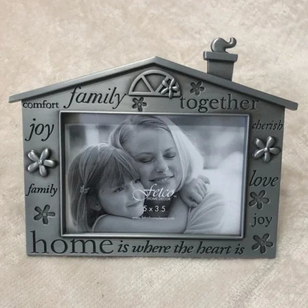 Home Is Where The Heart Is House Picture Frame - Picture 11 of 15